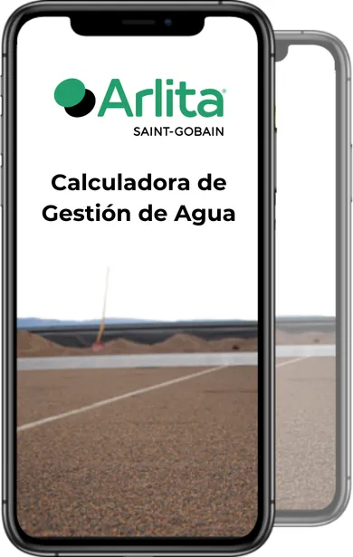 gestion de agua, arlita, calculadora