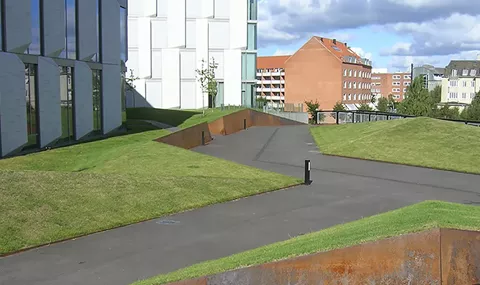 Una de las cubiertas verdes más grandes de Copenhague