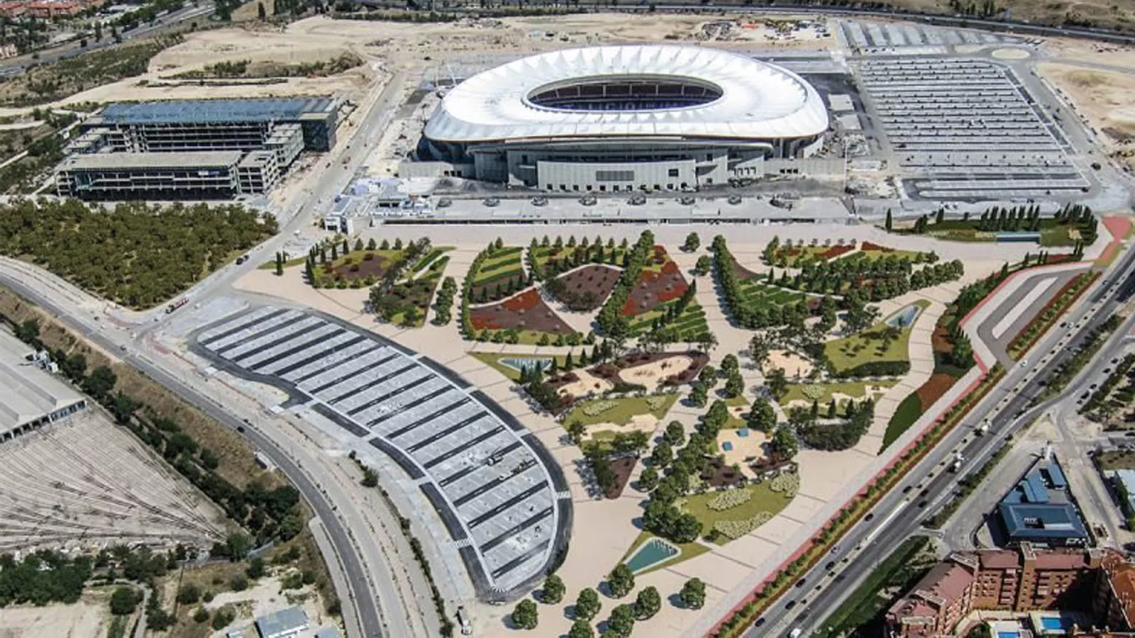 Arlita® en el Parque Olímpico Sector Oeste del Wanda Metropolitano