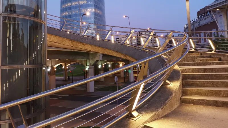 puente hormigon ligero bilbao