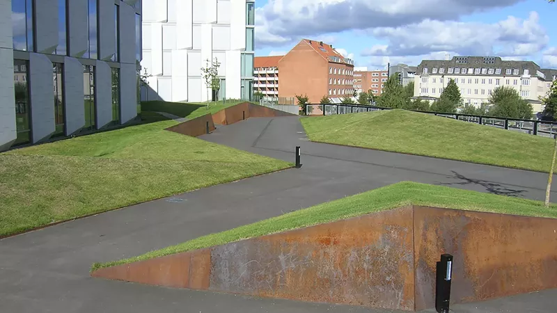 Una de las cubiertas verdes más grandes de Copenhague