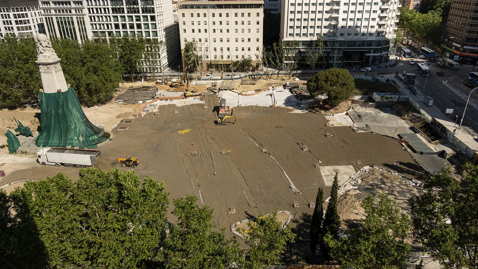 rehabilitación de la plaza españa 