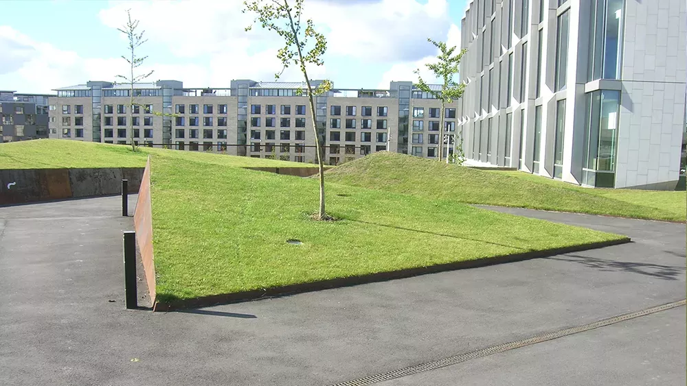 Una de las cubiertas verdes más grandes de Copenhague