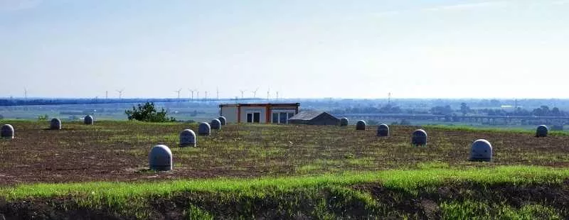 Imagen del histórico almacén subterráneo de agua de Stara Orunia
